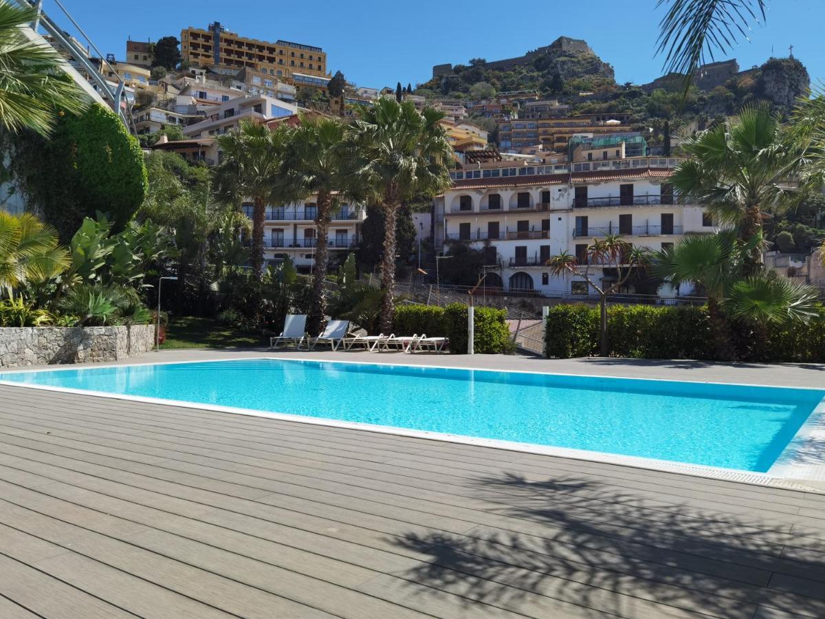 Taormina Lukos House In Center With Pool By Taormina Holidays Buitenkant foto